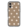 スリムプロテクションプレミアムケース with MagSafe［ 水彩ドット・レトロカラー - Brown ］