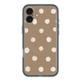 スリムプロテクションプレミアムケース with MagSafe［ 水彩ドット・レトロカラー - Brown ］
