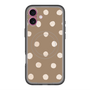スリムプロテクションプレミアムケース with MagSafe［ 水彩ドット・レトロカラー - Brown ］