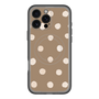 スリムプロテクションプレミアムケース with MagSafe［ 水彩ドット・レトロカラー - Brown ］