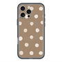 スリムプロテクションプレミアムケース with MagSafe［ 水彩ドット・レトロカラー - Brown ］