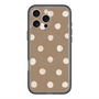 スリムプロテクションプレミアムケース with MagSafe［ 水彩ドット・レトロカラー - Brown ］