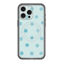 スリムプロテクションプレミアムケース with MagSafe［ 水彩ドット・レトロカラー - Light Blue ］