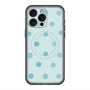 スリムプロテクションプレミアムケース with MagSafe［ 水彩ドット・レトロカラー - Light Blue ］
