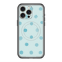 スリムプロテクションプレミアムケース with MagSafe［ 水彩ドット・レトロカラー - Light Blue ］
