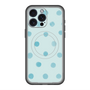 スリムプロテクションプレミアムケース with MagSafe［ 水彩ドット・レトロカラー - Light Blue ］