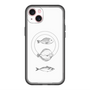スリムプロテクションプレミアムケース with MagSafe［ Coexist No.1 - White ］