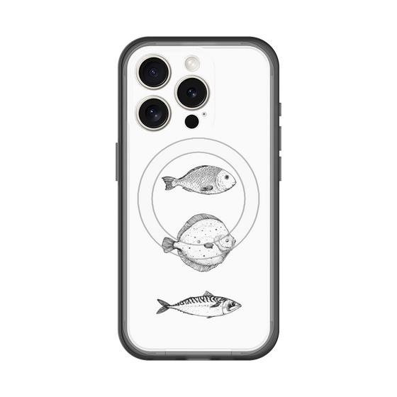 スリムプロテクションプレミアムケース with MagSafe［ Coexist No.1 - White ］