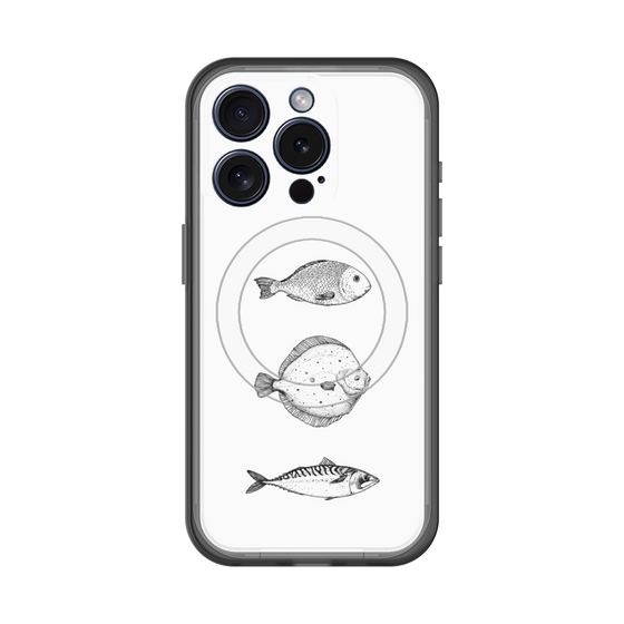 スリムプロテクションプレミアムケース with MagSafe［ Coexist No.1 - White ］