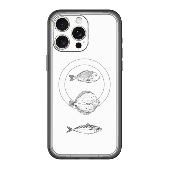 スリムプロテクションプレミアムケース with MagSafe［ Coexist No.1 - White ］