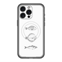 スリムプロテクションプレミアムケース with MagSafe［ Coexist No.1 - White ］