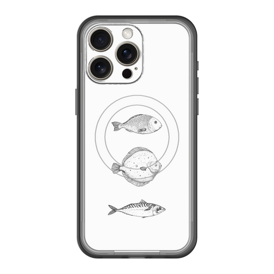 スリムプロテクションプレミアムケース with MagSafe［ Coexist No.1 - White ］