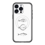 スリムプロテクションプレミアムケース with MagSafe［ Coexist No.1 - White ］