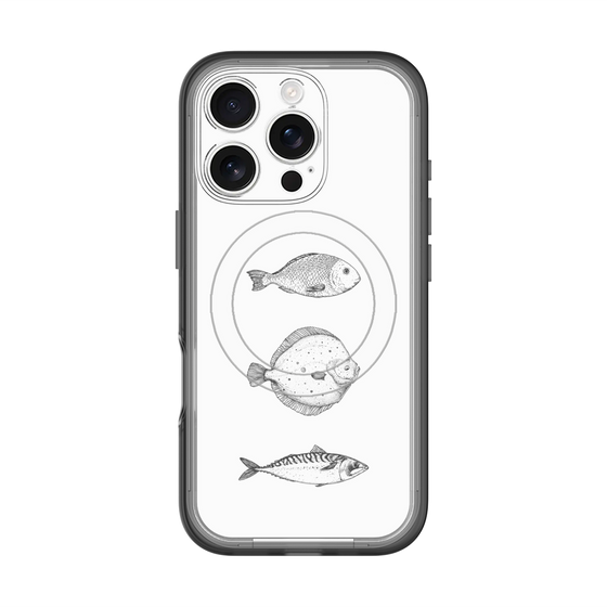 スリムプロテクションプレミアムケース with MagSafe［ Coexist No.1 - White ］