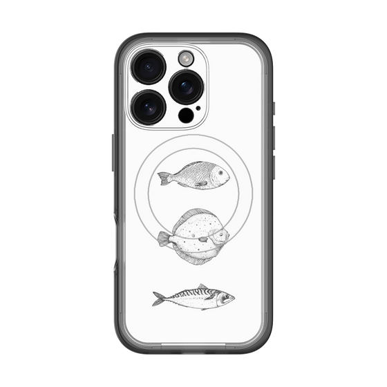 スリムプロテクションプレミアムケース with MagSafe［ Coexist No.1 - White ］