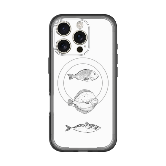 スリムプロテクションプレミアムケース with MagSafe［ Coexist No.1 - White ］