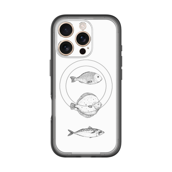 スリムプロテクションプレミアムケース with MagSafe［ Coexist No.1 - White ］