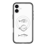 スリムプロテクションプレミアムケース with MagSafe［ Coexist No.1 - White ］