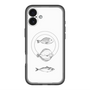 スリムプロテクションプレミアムケース with MagSafe［ Coexist No.1 - White ］