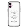 スリムプロテクションプレミアムケース with MagSafe［ Coexist No.1 - White ］