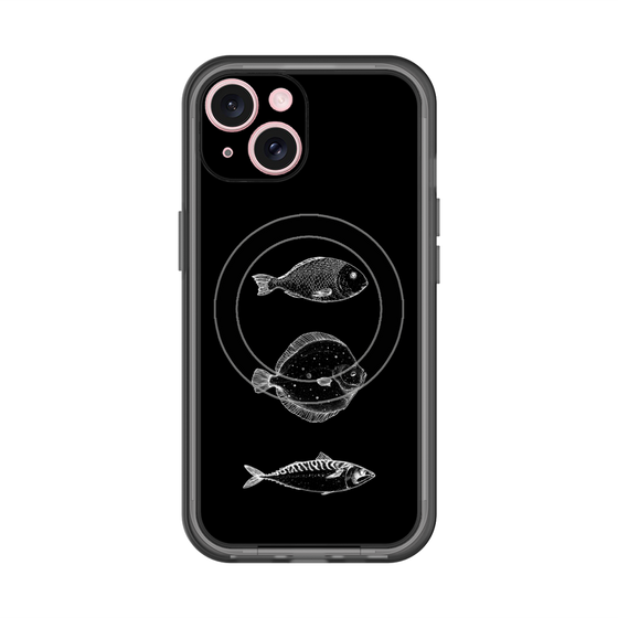 スリムプロテクションプレミアムケース with MagSafe［ Coexist No.1 - Black ］