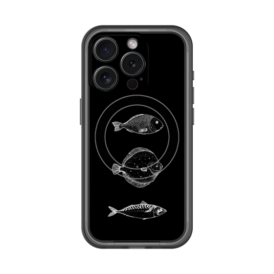 スリムプロテクションプレミアムケース with MagSafe［ Coexist No.1 - Black ］