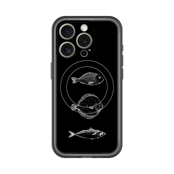 スリムプロテクションプレミアムケース with MagSafe［ Coexist No.1 - Black ］
