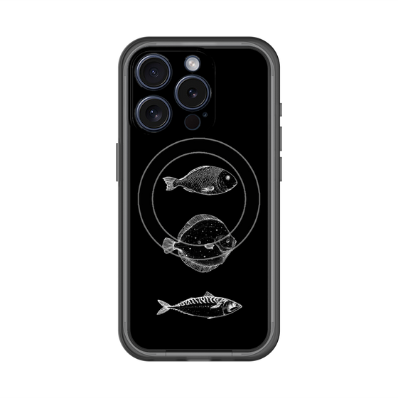 スリムプロテクションプレミアムケース with MagSafe［ Coexist No.1 - Black ］