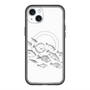 スリムプロテクションプレミアムケース with MagSafe［ Coexist No.2 - White ］