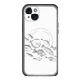 スリムプロテクションプレミアムケース with MagSafe［ Coexist No.2 - White ］
