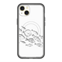 スリムプロテクションプレミアムケース with MagSafe［ Coexist No.2 - White ］