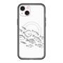 スリムプロテクションプレミアムケース with MagSafe［ Coexist No.2 - White ］
