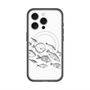 スリムプロテクションプレミアムケース with MagSafe［ Coexist No.2 - White ］