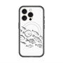 スリムプロテクションプレミアムケース with MagSafe［ Coexist No.2 - White ］