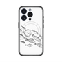 スリムプロテクションプレミアムケース with MagSafe［ Coexist No.2 - White ］