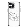 スリムプロテクションプレミアムケース with MagSafe［ Coexist No.2 - White ］