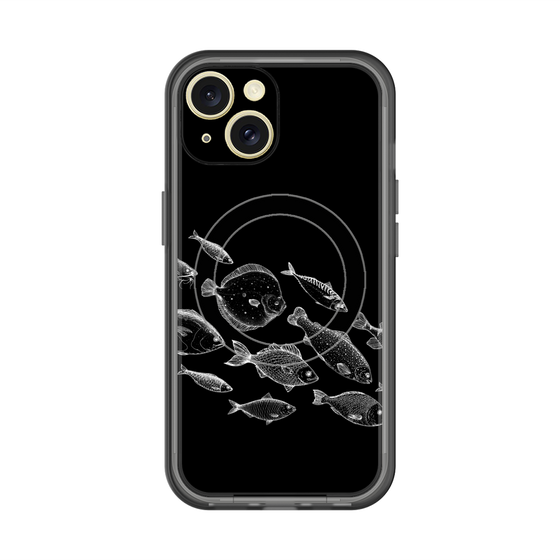 スリムプロテクションプレミアムケース with MagSafe［ Coexist No.2 - Black ］