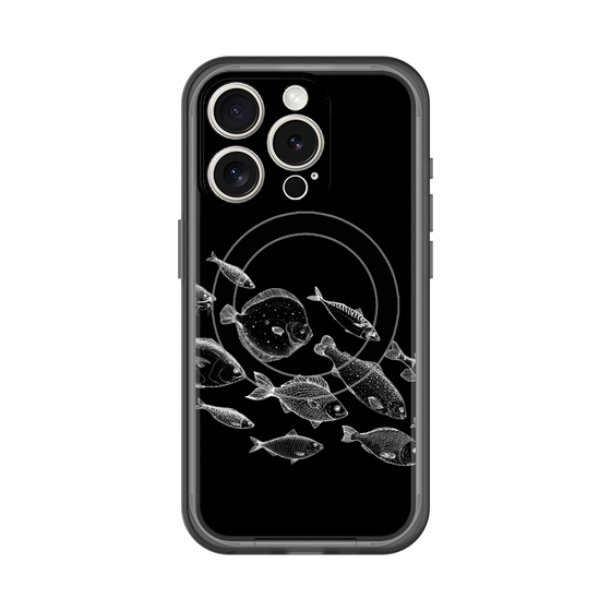 スリムプロテクションプレミアムケース with MagSafe［ Coexist No.2 - Black ］