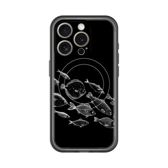 スリムプロテクションプレミアムケース with MagSafe［ Coexist No.2 - Black ］