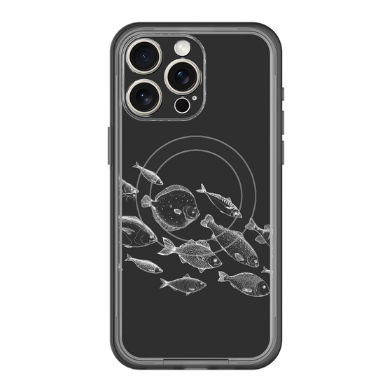 スリムプロテクションプレミアムケース with MagSafe［ Coexist No.2 - Black ］