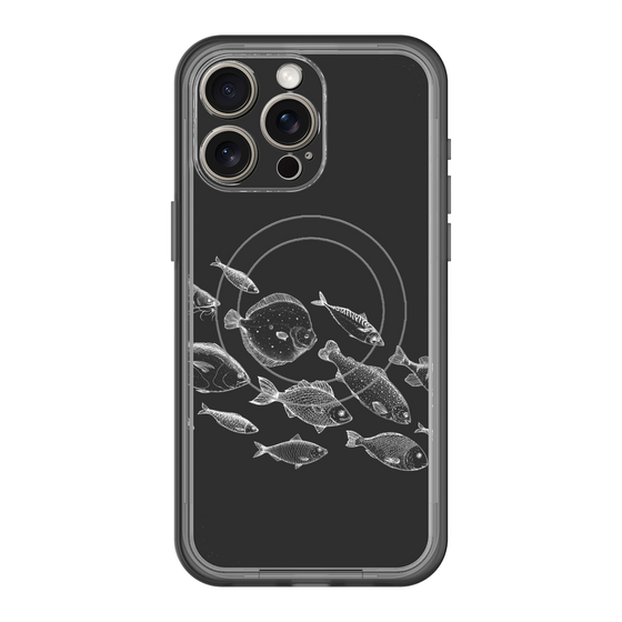 スリムプロテクションプレミアムケース with MagSafe［ Coexist No.2 - Black ］