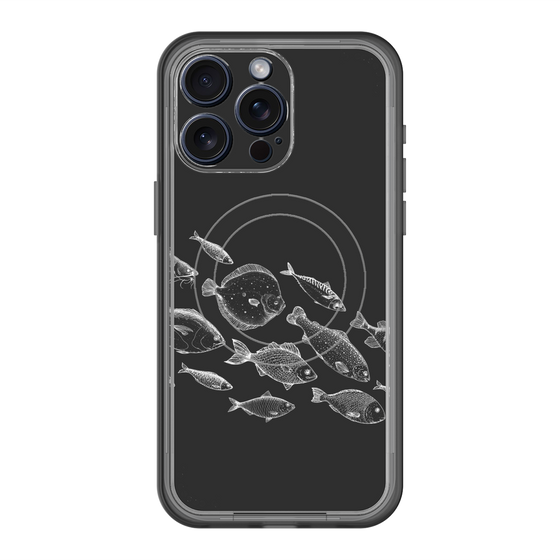 スリムプロテクションプレミアムケース with MagSafe［ Coexist No.2 - Black ］
