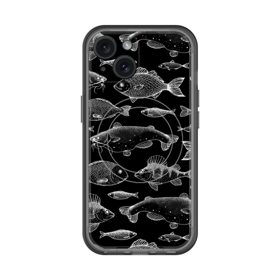 スリムプロテクションプレミアムケース with MagSafe［ Coexist No.3 - Black ］