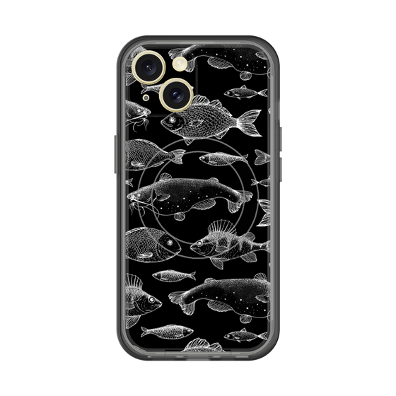 スリムプロテクションプレミアムケース with MagSafe［ Coexist No.3 - Black ］