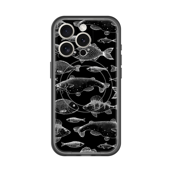スリムプロテクションプレミアムケース with MagSafe［ Coexist No.3 - Black ］