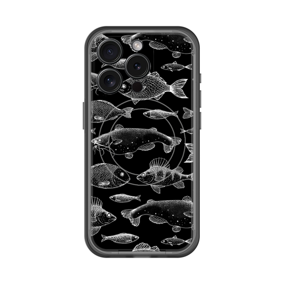 スリムプロテクションプレミアムケース with MagSafe［ Coexist No.3 - Black ］