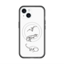 スリムプロテクションプレミアムケース with MagSafe［ Dinosaurs No.1 - White ］