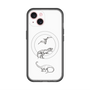 スリムプロテクションプレミアムケース with MagSafe［ Dinosaurs No.1 - White ］