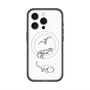スリムプロテクションプレミアムケース with MagSafe［ Dinosaurs No.1 - White ］
