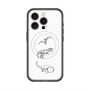 スリムプロテクションプレミアムケース with MagSafe［ Dinosaurs No.1 - White ］